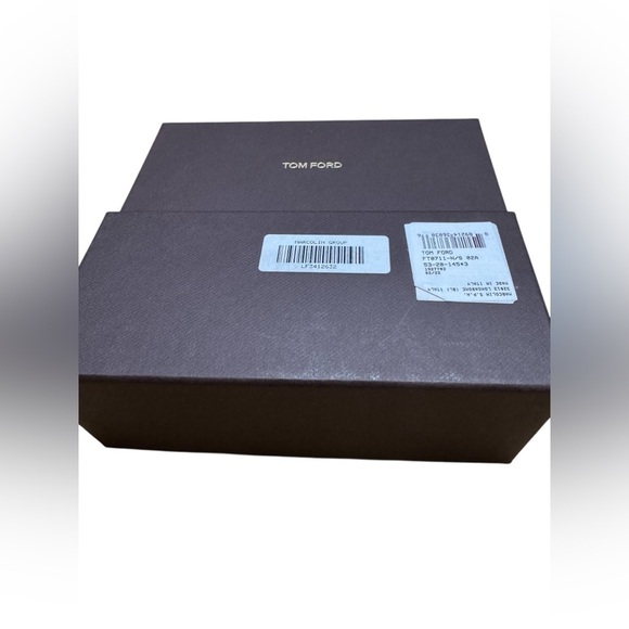 Authentic Tom Ford Sunglass Box Brown w/ Gold Text - Picture 7 of 14